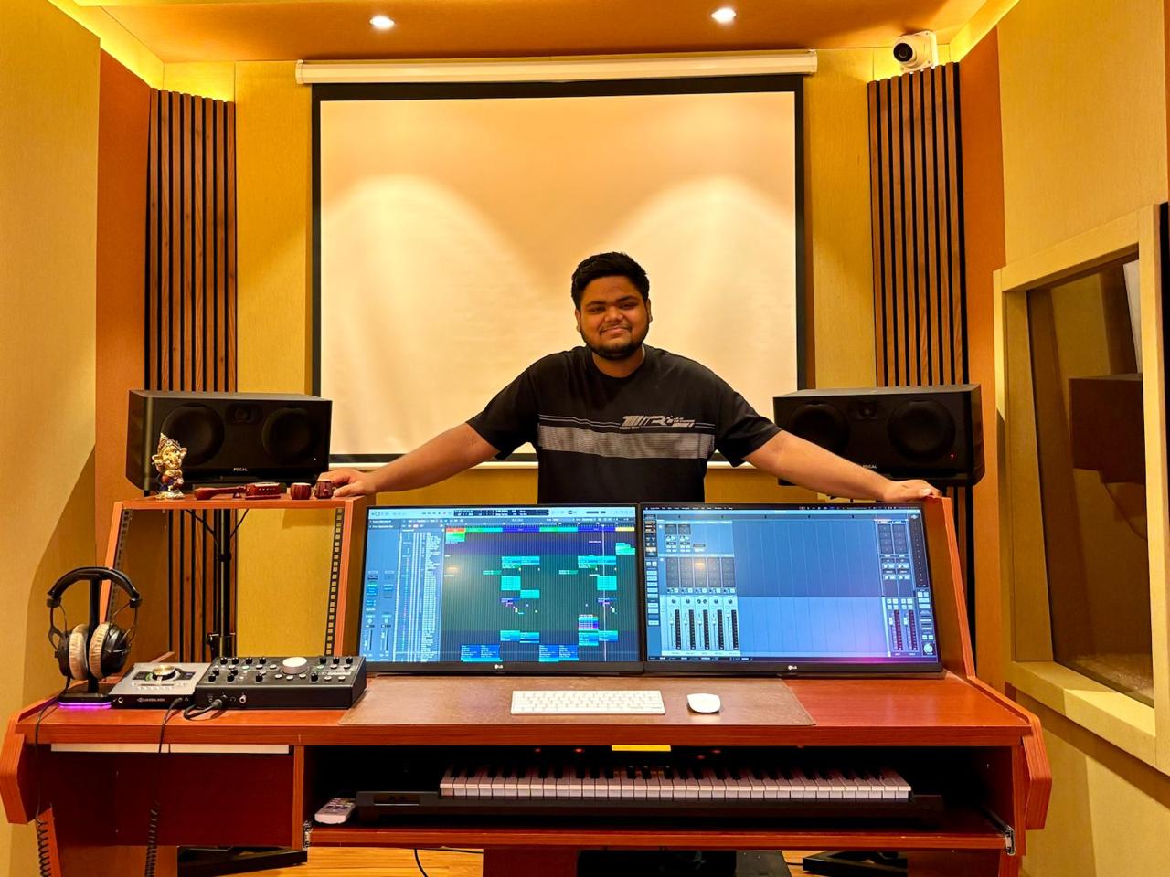 Sanjay at the YMS Studios console